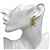 Chanel Coco Mark vergoldete Stecker-Ohrringe Golden - Ansicht 2