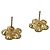 Orecchini Chanel Coco Mark con motivo floreale D'oro - vista 7