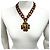 Collana a catena CHANEL Coco Mark tartarugato Marrone D'oro - vista 2