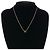 Hermès Collar Hermes Mini Pop H Negro Dorado - vista 2