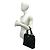 Borsa e Tote Chanel Wild Stitch Coco Mark in pelle Nero - vista 2