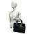 Borsa tote Christian Dior Lady Cannage in pelle - vista 2