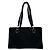 Borsa Tote a catena in pelle scamosciata Chanel Coco Mark Nero - vista 3