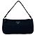 Mini borsa pochette Prada in nylon Nero