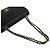 Chanel Vintage Matelassé Coco Mark Schultertasche aus Lammleder Schwarz - Ansicht 4
