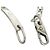 Bracciale a catena in argento sterling con placca logo vintage Gucci - vista 4