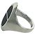 Ring Anello Hermès Verso Argento Nero - vista 4