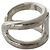 Ring Hermès Anello Band Hermes Osmo GM Argento - vista 6