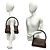 Borsa a mano Louis Vuitton Mini Looping Damier in pelle Marrone - vista 2