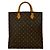 Louis Vuitton Vintage Sac Plat Monogram Leather Tote Bag Braun - Ansicht 3