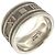 Autre Marque Anello Tiffany Vintage Atlas Wide Band Ring Argento