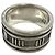 Autre Marque Anello Tiffany Vintage Atlas Wide Band Ring Argento - vista 4