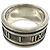 Autre Marque Anello Tiffany Vintage Atlas Wide Band Ring Argento - vista 6