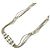 Autre Marque Collana a catena Tiffany Vintage T-Rope 4-Strand - vista 4