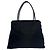 Tote Bolso de mano Prada en nylon Tessuto Pocono con placa de logo triangular Negro - vista 3