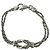 Autre Marque Bracciale Tiffany Vintage Double Rope Center Knot Argento