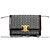 Céline Celine Vintage C Macadam Pattern Blazon Wool Leather Shoulder Bag Brown