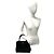 Mini bolso tote de piel Burberry Nova Check Pattern Negro - vista 2