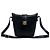 Céline Bolsa de Ombro Celine em Couro de Bezerro com Logotipo Vintage e Ferragens em Anel Preto