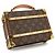 Louis Vuitton Handle Trunk 2-Way Hand-/Schultertasche Braun - Ansicht 8