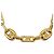 Céline CELINE Vintage Triomphe Gold Chain Halskette Golden