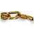 Céline CELINE Vintage Triomphe Gold Chain Halskette Golden - Ansicht 5