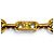 Céline CELINE Vintage Triomphe Gold Chain Halskette Golden - Ansicht 6