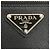 Bolsa de ombro Prada em couro Saffiano com logo triangular Preto - vista 9