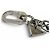Bracciale a catena Prada 2JB521 con ciondolo triangolo Argento - vista 5