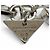 Bracciale a catena Prada 2JB521 con ciondolo triangolo Argento - vista 6