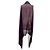 Hermès Stole en cachemire et soie violette Hermes - vue 5