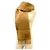 Loewe Mohair-Wollstola mit Anagram-Lederpatch und Fransen Braun - Ansicht 2