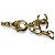 Chanel I26P Coco Mark Heart Anhänger Halskette Schwarz Golden - Ansicht 7