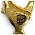 Chanel I26P Coco Mark Heart Anhänger Halskette Schwarz Golden - Ansicht 8