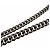 Ceinture chaîne Chanel Vintage 04A GP avec strass et logo Coco Mark Noir Argenté - vue 8