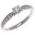 Autre Marque Tiffany & Co. Pt950 0.21ct Diamond Harmony Women's Ring