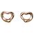 Autre Marque Orecchini a lobo Tiffany & Co. in oro rosa 18K Open Heart
