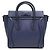 Céline Borsa a mano Celine Luggage Nano Shopper da donna Blu navy - vista 2