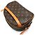 Borsa a tracolla Louis Vuitton Blois da donna Marrone - vista 3