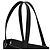 Borsa Tote Prada in nylon e pelle nera Nero - vista 5