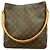 Borsa a tracolla Louis Vuitton Monogram Looping GM Marrone