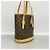 Borsa Tote Louis Vuitton Monogram Bucket PM Marrone - vista 2