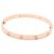 Bracciale Cartier Love in oro rosa 18K con diamanti