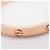Bracciale Cartier Love in oro rosa 18K con diamanti - vista 12