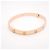 Bracciale Cartier Love in oro rosa 18K con diamanti - vista 2