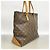 Bolso Louis Vuitton Monogram Cabas Mezzo M51151 Castaño - vista 2