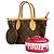 Louis Vuitton Monogram Neverfull BB Handtasche Braun