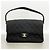Chanel Matelassé Handtasche aus doppelseitiger Baumwolle Schwarz - Ansicht 10