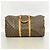 Louis Vuitton Boston Monogram Keepall Bandoulière 55 Marrone - vista 16