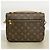 Bolso Louis Vuitton Monogram Pochette Metis MM Castaño - vista 11